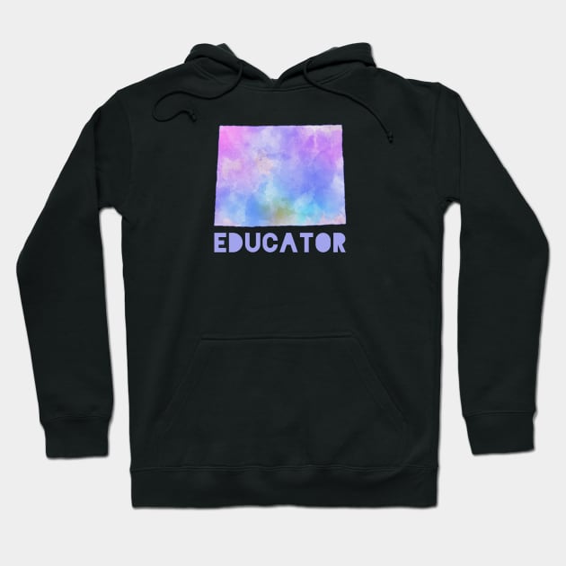 Wyoming Educator Hoodie by designed2teach